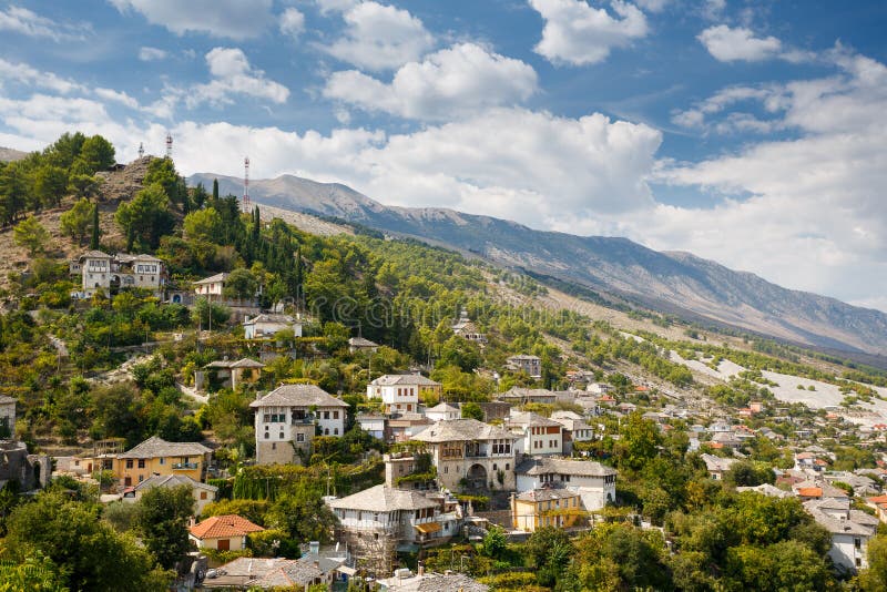 Gjirokastra, Albania zdjęcie stock Gjirokastra, Albania zdjęcie stock