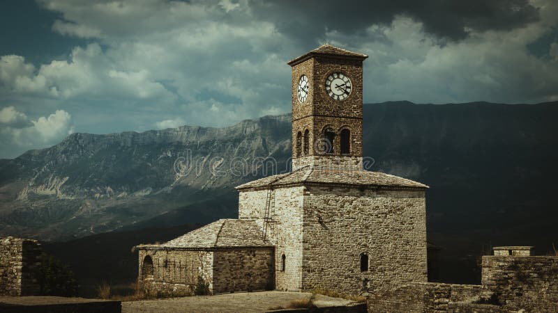 Gjirokastra kasztel obraz stock Gjirokastra kasztel obraz stock