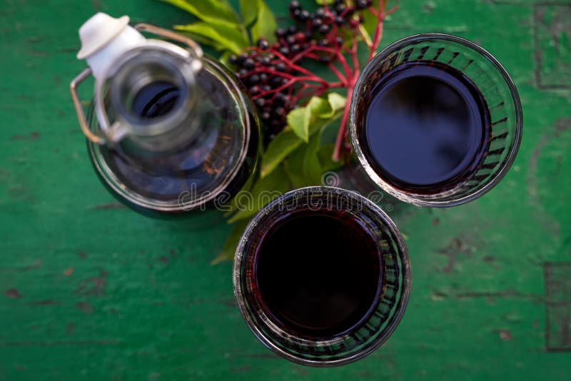 Holunderbeeren stockbild. Bild von mahlzeit, busch, baum - 16094341