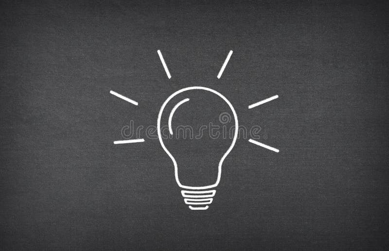 Glühbirne Auf Schwarzen Hintergrund Stockfoto - Bild Von Erfindung, Ikone:  184091280