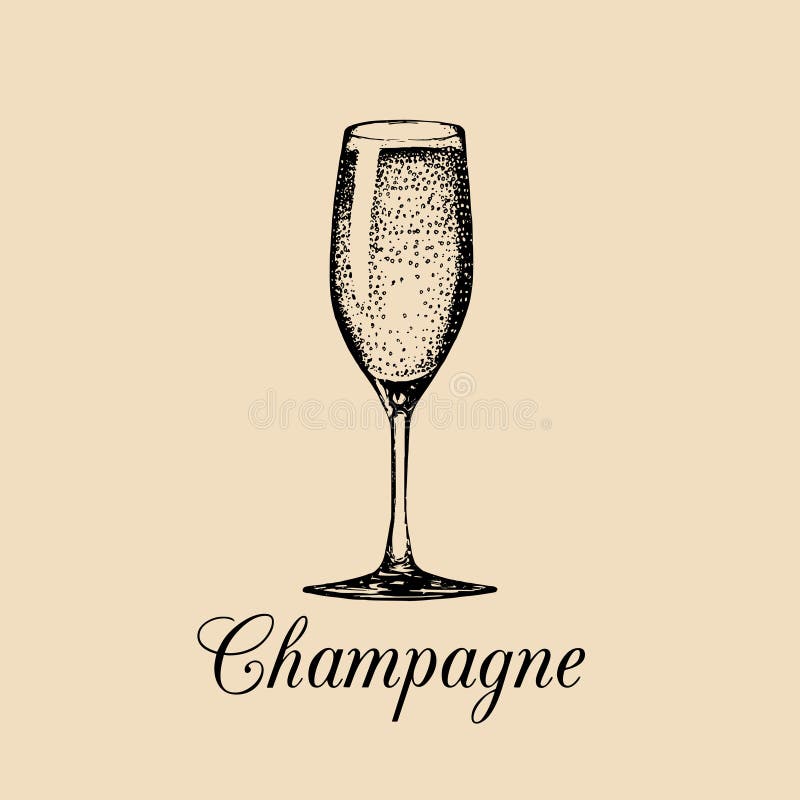 Glace de Champagne d'isolement Croquis tiré par la main de vecteur de spumante Logo de boisson alcoolisée Un signe blanc de vin m illustration de vecteur Glace de Champagne d'isolement Croquis tiré par la main de vecteur de spumante Logo de boisson alcoolisée Un signe blanc de vin m illustration de vecteur