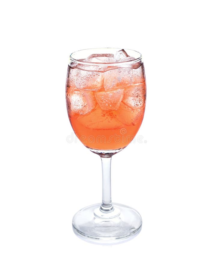 Glace de jus de grenade sur le fond blanc images stock Glace de jus de grenade sur le fond blanc images stock