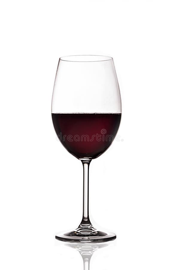 Glace de vin rouge image stock Glace de vin rouge image stock