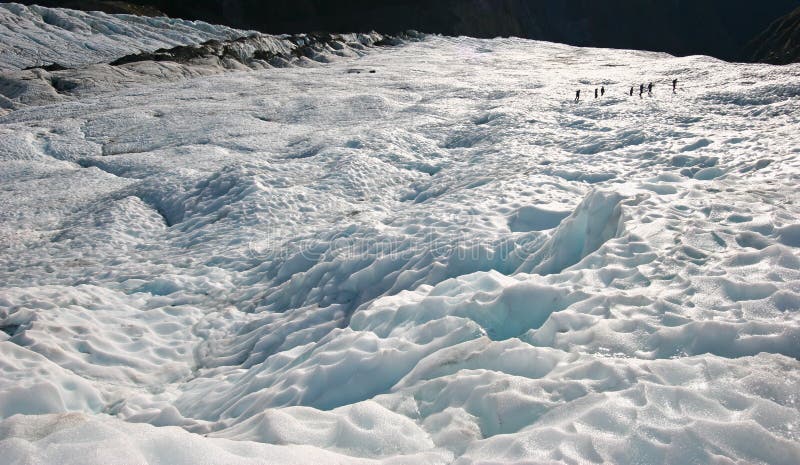 Glace rocailleuse de glacier sur la montagne photos libres de droits Glace rocailleuse de glacier sur la montagne photos libres de droits