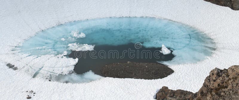 Glacial pool