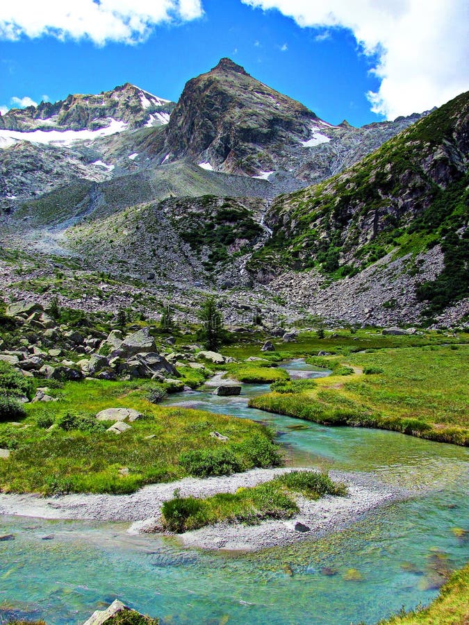 Mountain Glacial Stream Water - Italian Alps