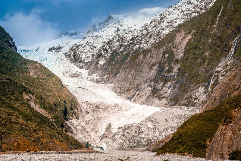 Glaciar de Franz Joseph fotografía de archivo libre de regalías Glaciar de Franz Joseph fotografía de archivo libre de regalías