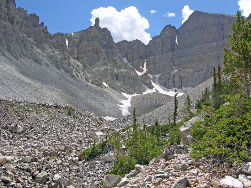 Glacier below Wheeler Peak in the Great Basin National Park, Nevada.