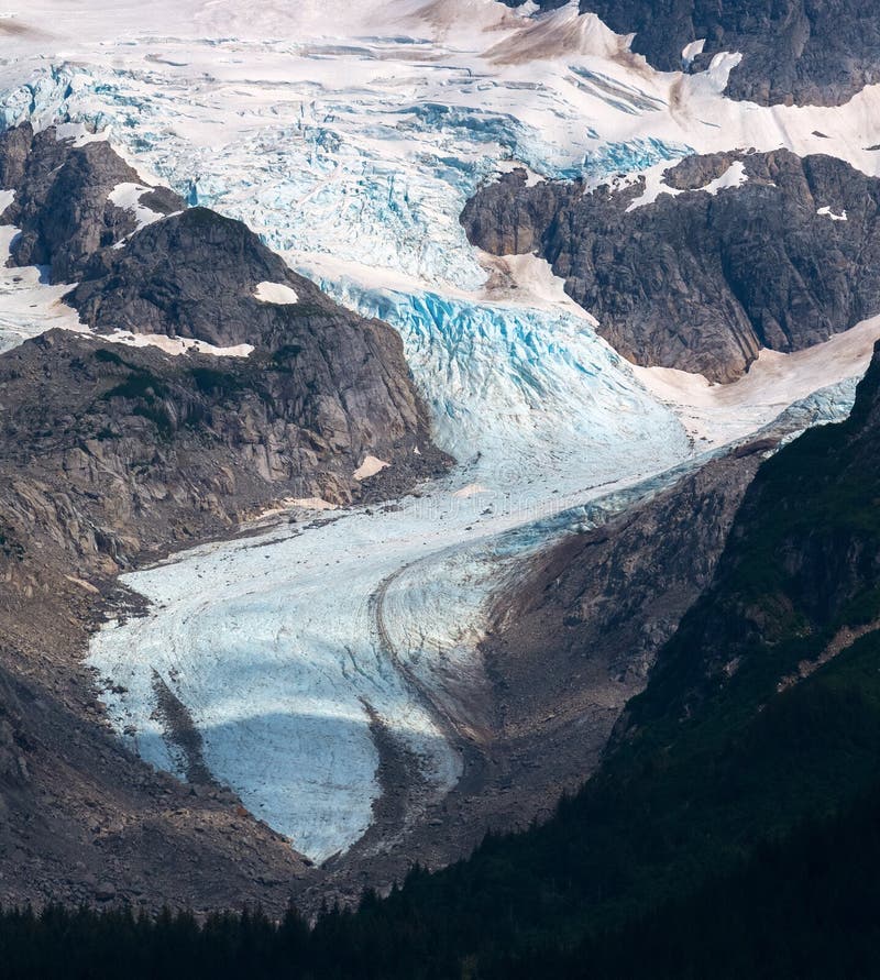 Mountain valley glacier stock photo. Image of natural 23478918