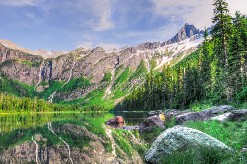 Glaciärnationalpark royaltyfri foto Glaciärnationalpark royaltyfri foto