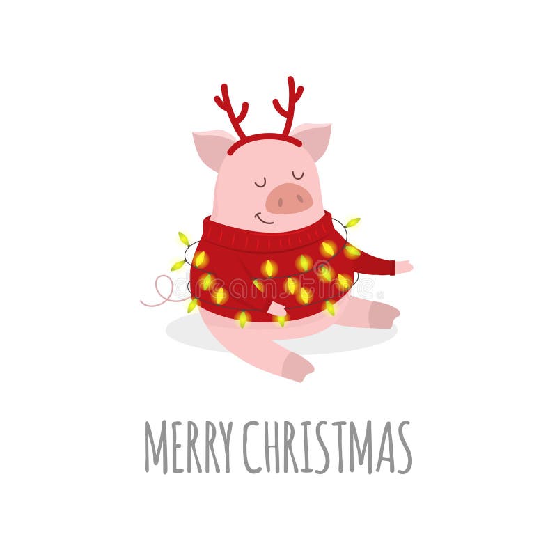 Glad jul och ett lyckligt nytt år 2019 vektor stock illustrationer Glad jul och ett lyckligt nytt år 2019 vektor stock illustrationer