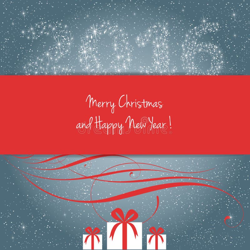Glad jul och lyckligt nytt år 2016 vektor illustrationer Glad jul och lyckligt nytt år 2016 vektor illustrationer