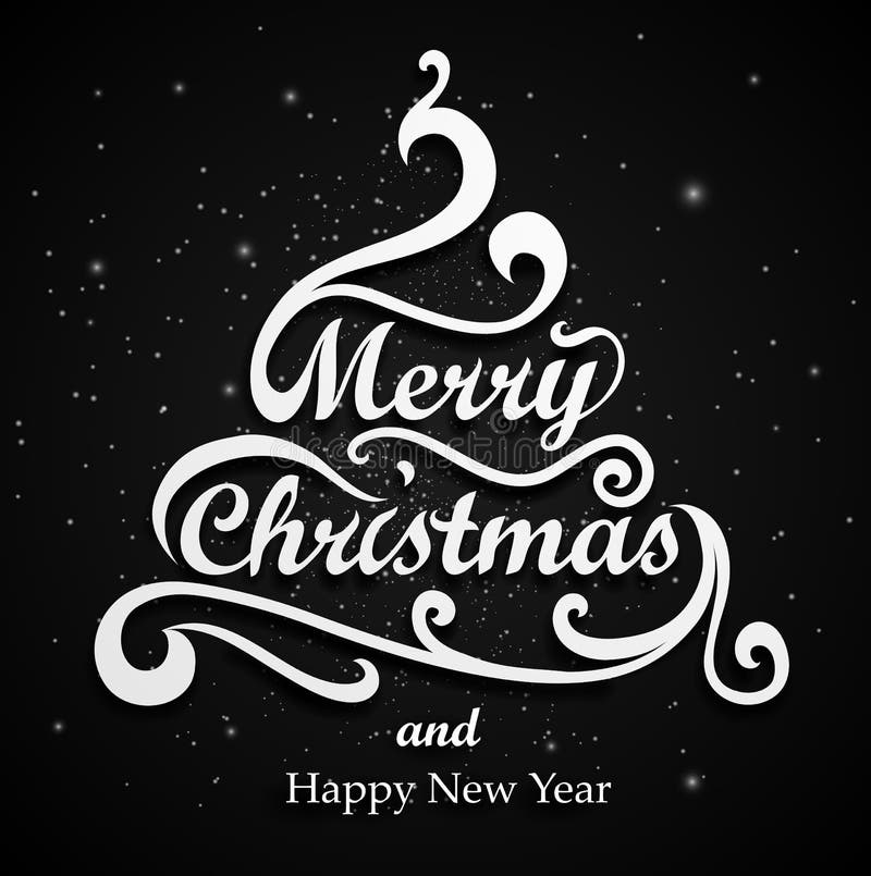 Glad jultyp stock illustrationer