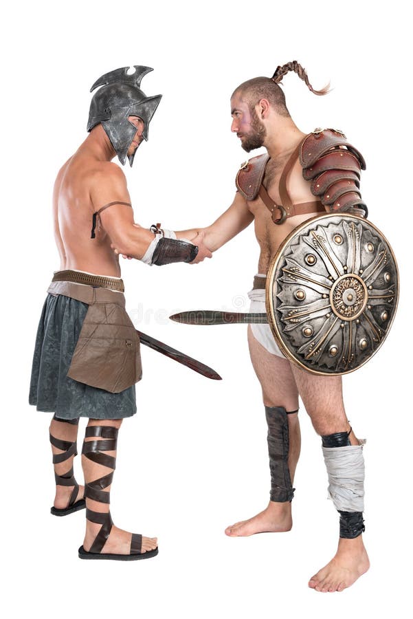 Gladiators stock image. Image of battle, italy, muscular 61598657