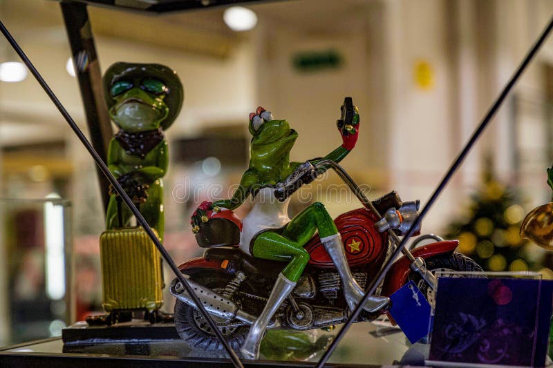 Glamorous Frog on a Motorcycle Stock Image Image of screenshot, frog