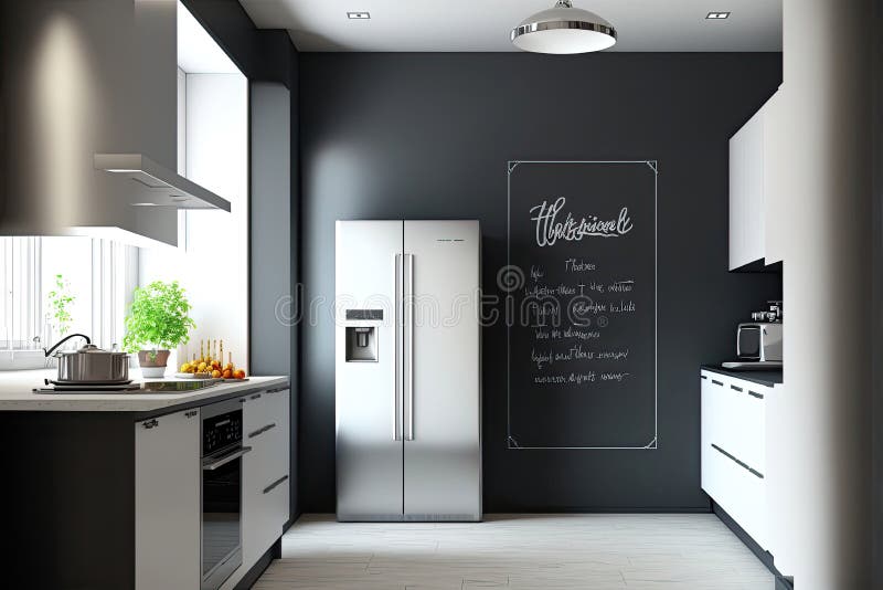Glamorous Modern Kitchen White Board Wall for Function and Style