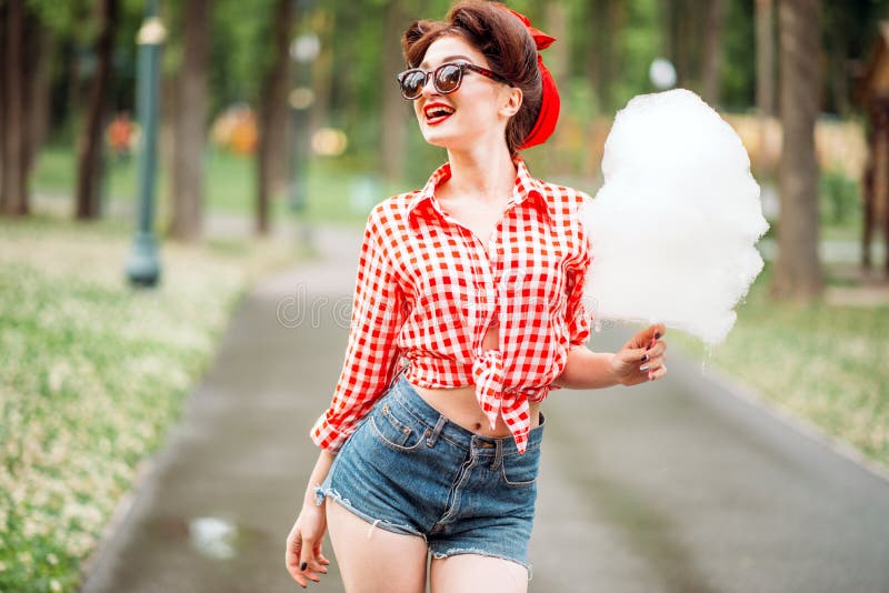 Glamour pin up girl with retro rotary telephones royalty free stock photo Glamour pin up girl with retro rotary telephones royalty free stock photo