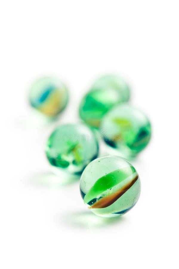 Glas marmeren ballen royalty-vrije stock afbeeldingen Glas marmeren ballen royalty-vrije stock afbeeldingen