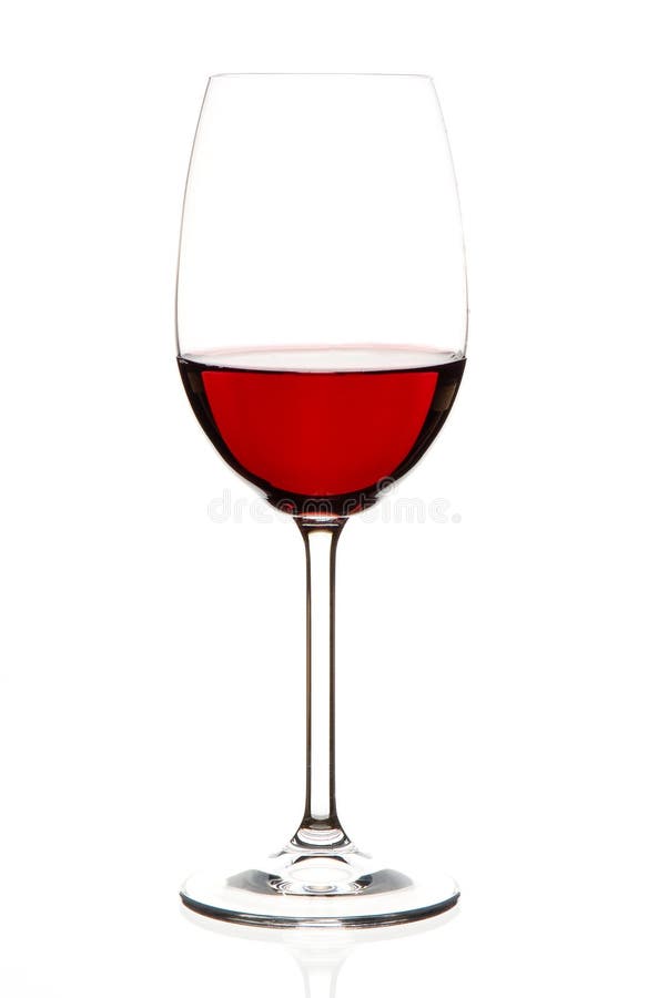 Glas rode wijn