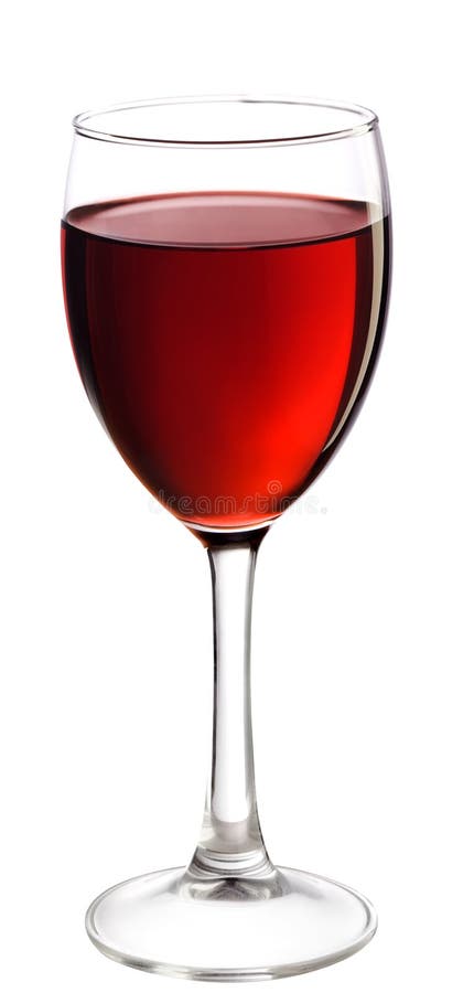 Full glass of red wine, isolated on white background. Full glass of red wine, isolated on white background.