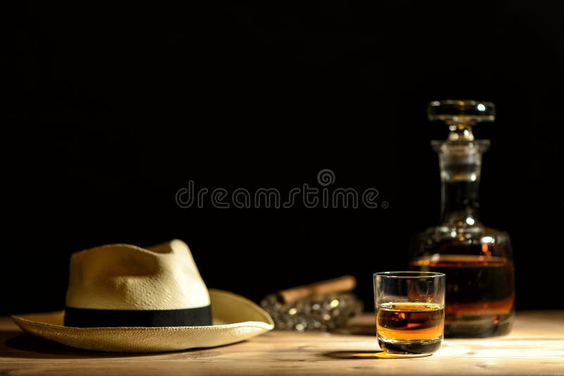 Glas of Rum in a Bar in Cuba Stock Image - Image of cozily, comfy ...