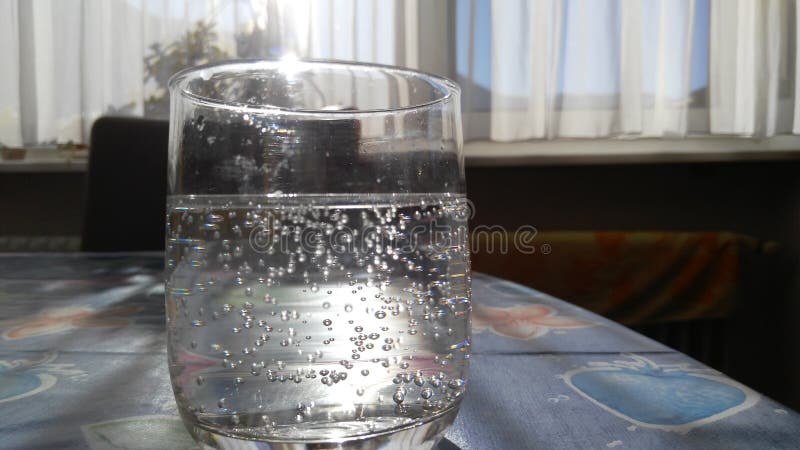 Glas sodawater royalty-vrije stock fotografie Glas sodawater royalty-vrije stock fotografie