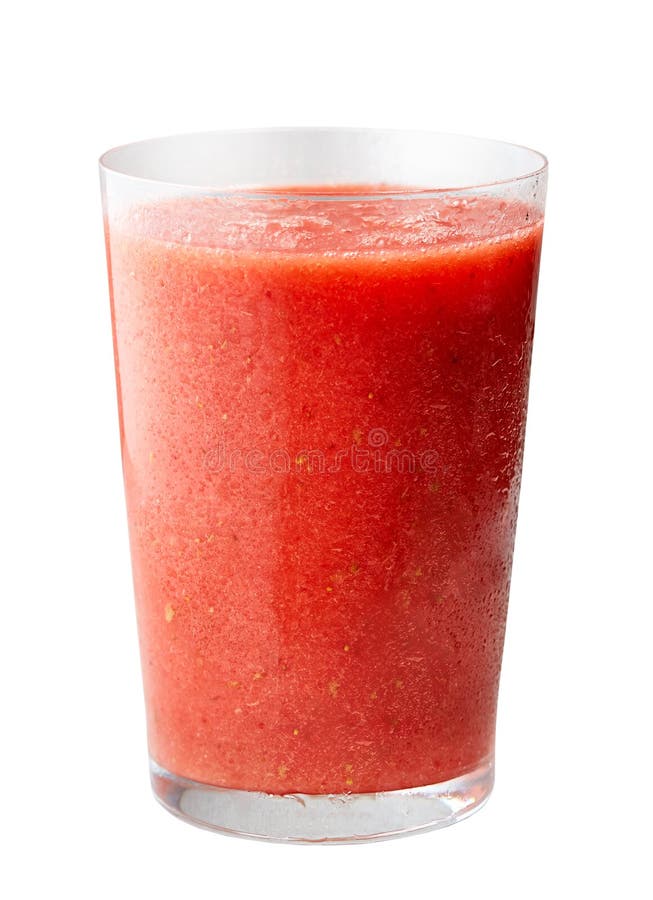 Glas van rode smoothie royalty-vrije stock foto Glas van rode smoothie royalty-vrije stock foto