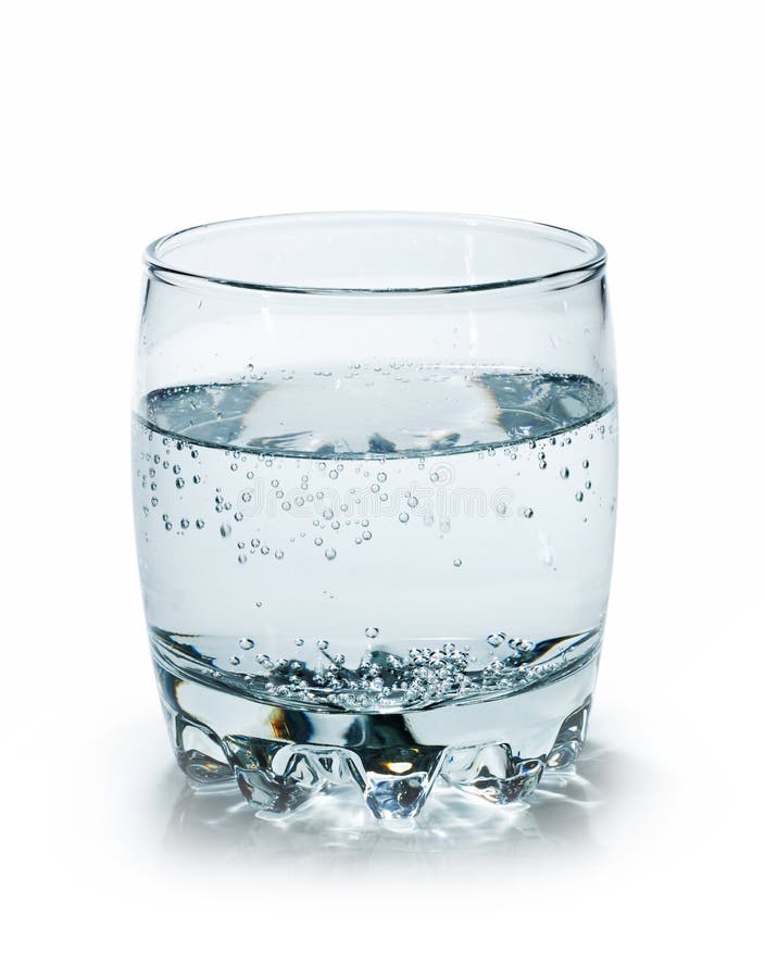 Halb Leeres Oder Halb Volles Glas Wasser (#2) Stockfoto - Bild von