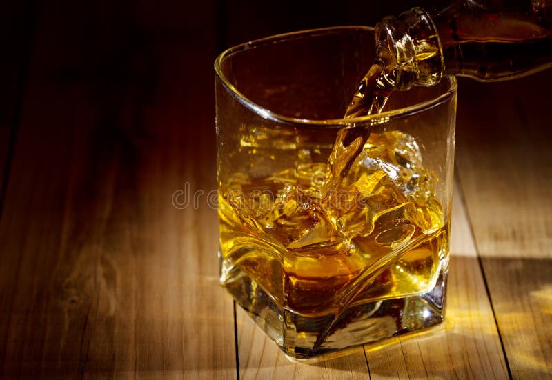 Glas whisky stock fotografie Glas whisky stock fotografie