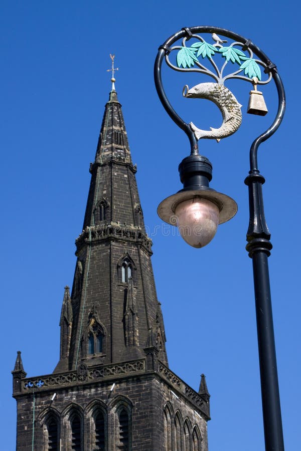 Glasgow Cathedral Spire and City Coat of Arms