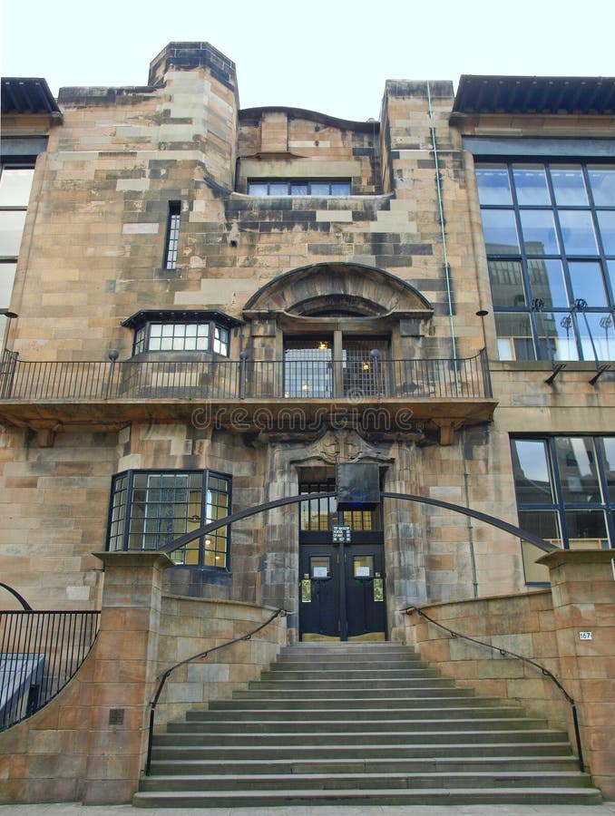 The Glasgow School of Art designed in 1896 by Scottish architect Charles Rennie Mackintosh, Glasgow, Scotland