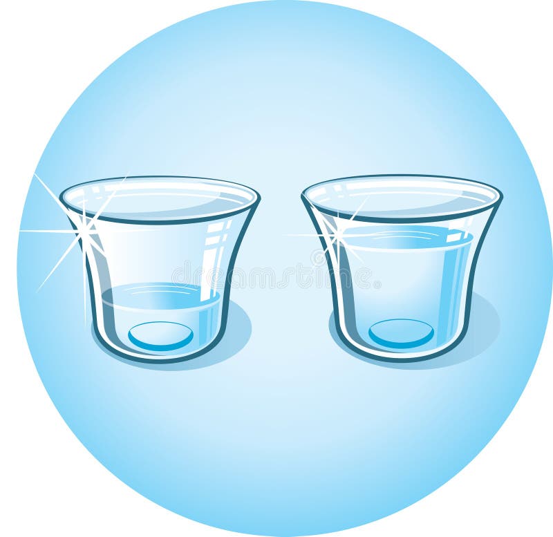 Glass stock illustration