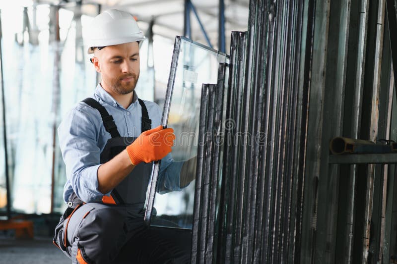 Glass,Aluminium and PVC Industry Workers Stock Photo Image of jobs