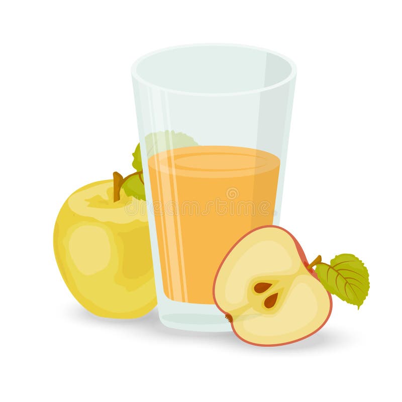 Clear Glass Cup with Apple Juice Mockup - Free Download Images High Quality  PNG, JPG