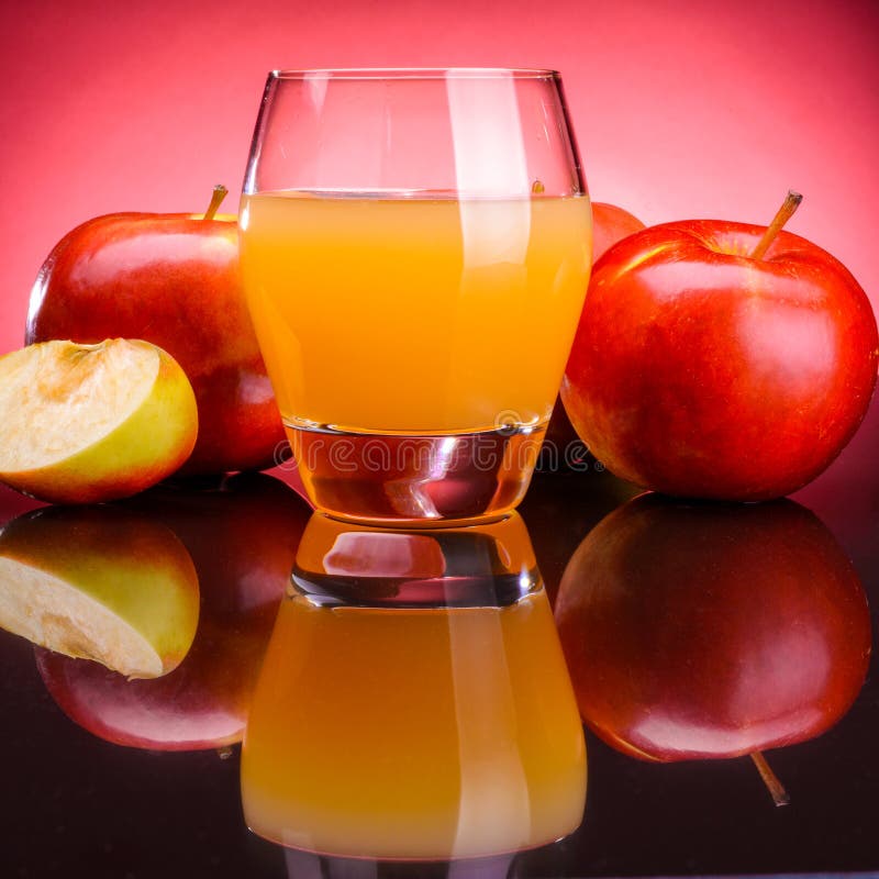 Apple and apple juice stock photo. Image of relax, juice 27991906