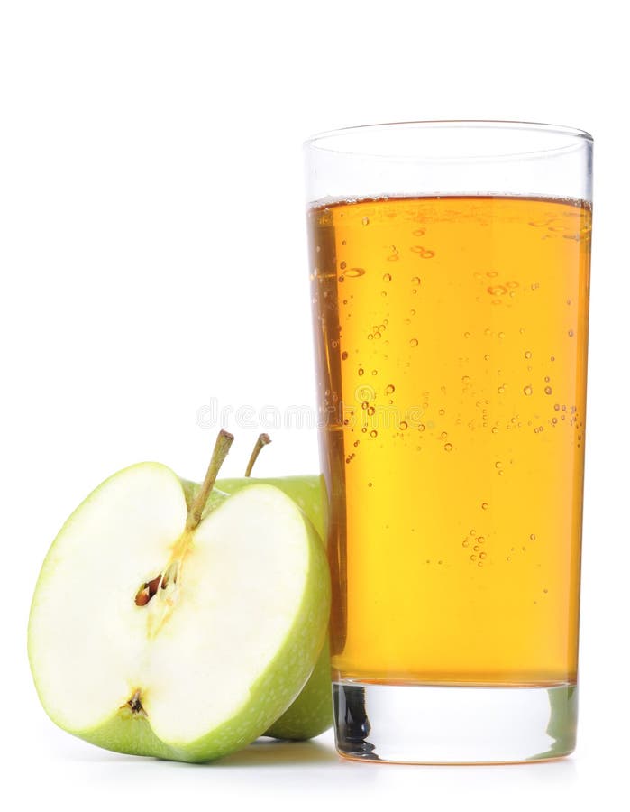 Glass of Apple Juice and Slices Stock Photo Image of cool, cocktail