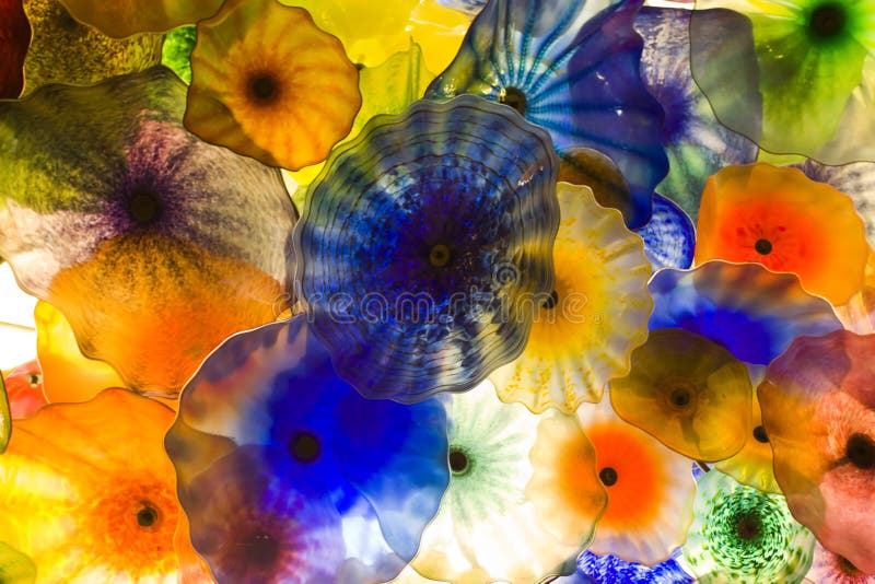 Chihuly Colorful Glass Art editorial stock photo. Image of colorful 2753883