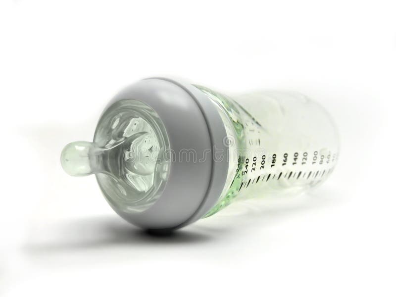 Glass Baby Bottle stock photo. Image of stockphoto, isolated 30308834