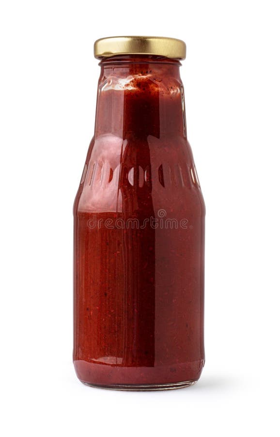 Glass Barbecue Sauces Bottle Stock Photo Image of carbohydrate