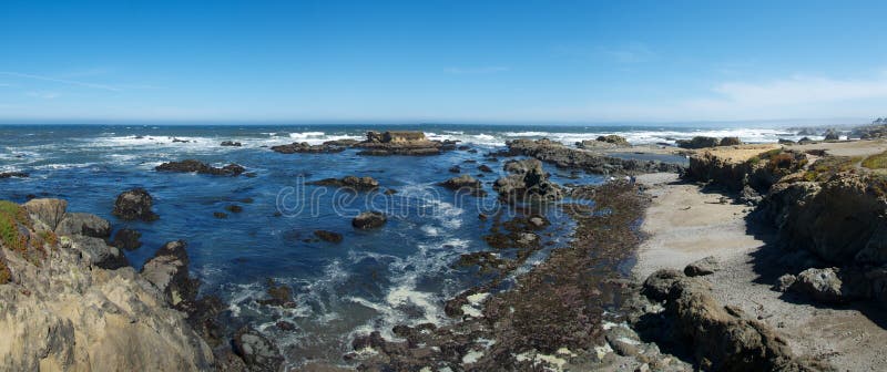 Glass beach panorama