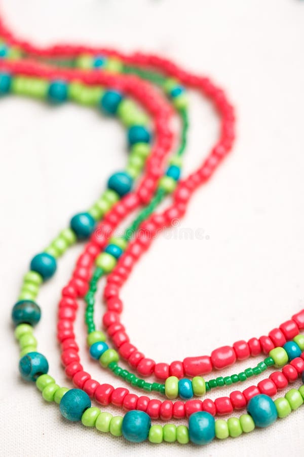 Glass Beads and Thread Beads Stock Image Image of color, glass 65231457