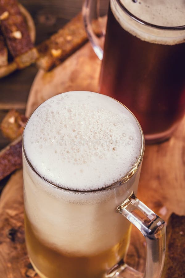 Beer Glass From Above stock image Image of bewerage copyspace 330073