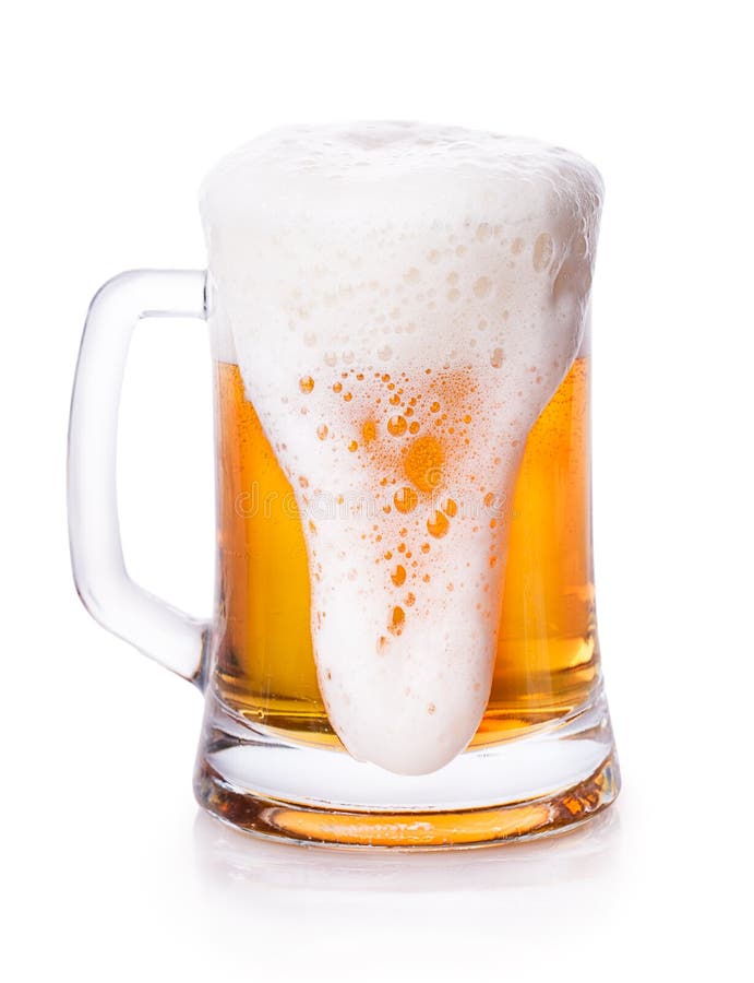Glass of beer foam stock photo. Image of beverage, alcohol 48362140