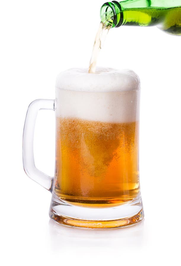 Glass of beer foam stock photo. Image of drop, fresh 48362146
