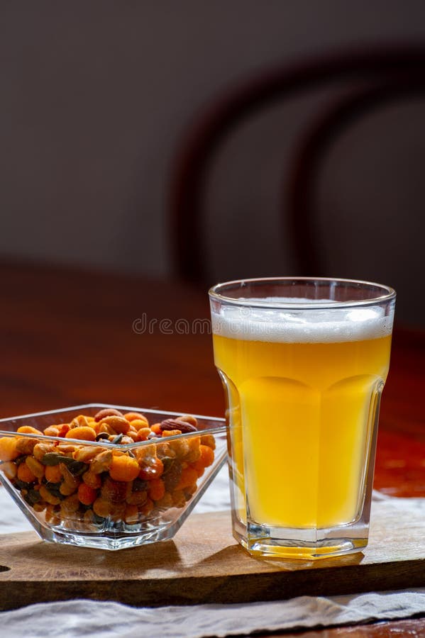 Glass of Belgian White Unfiltered Beer with Notes of Coriander and