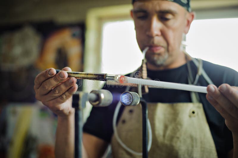 Glassblowing Burner Stock Photo Image of glass, soldered