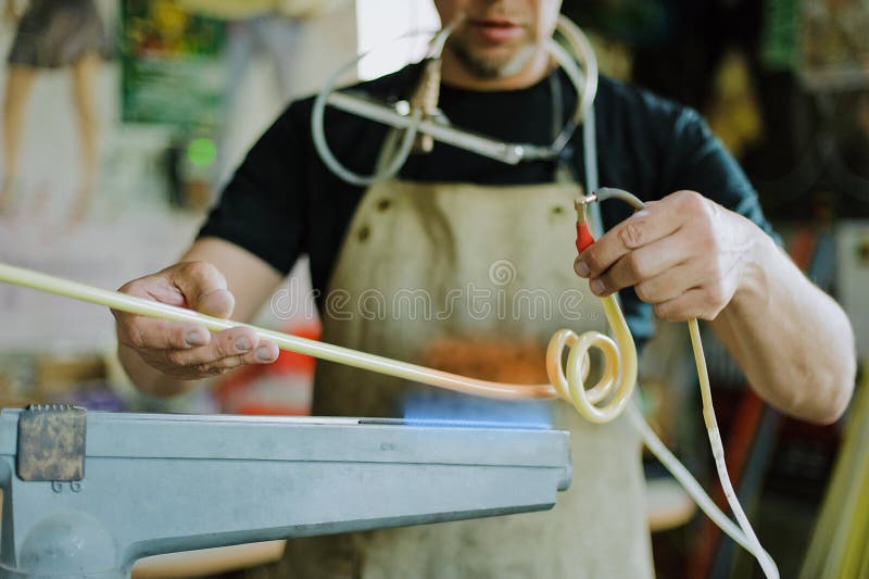 Glassblowing Burner Stock Image Image of signs, burn 96529621