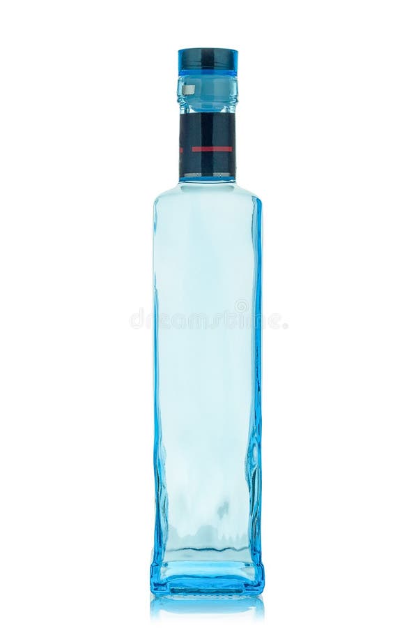 Blue vodka stock image. Image of closeup, glass, blue 17781297