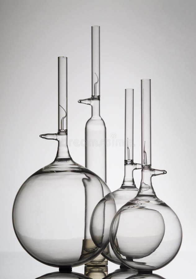 Glass Bottle,flasks and Beakers Stock Image Image of flask, research
