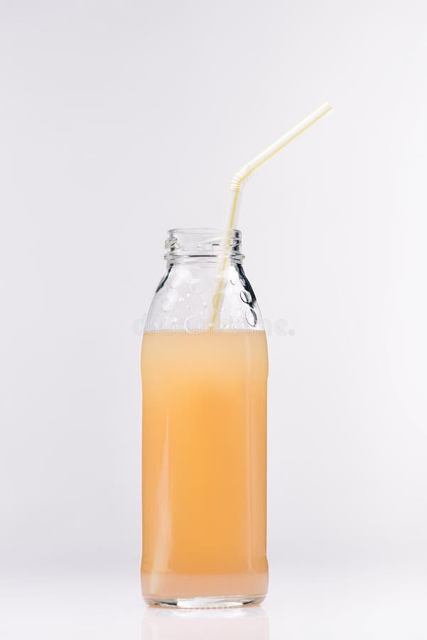 Glass Bottle of Fresh Apple Juice Stock Photo Image of delicious, simplicity 120679622